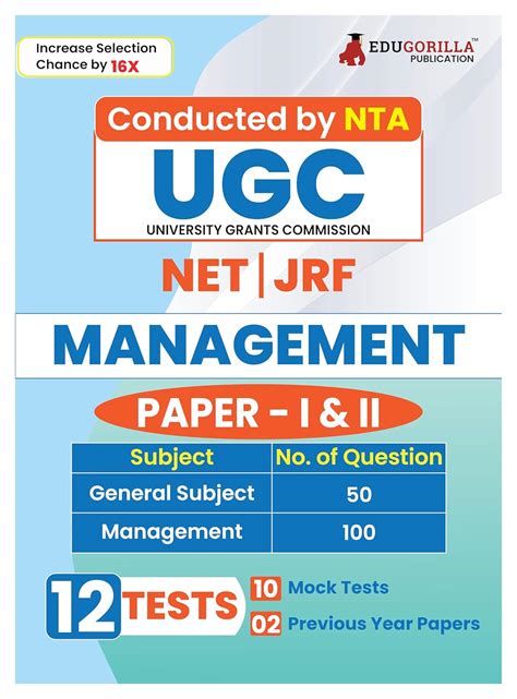 Buy NTA UGC NET/JRF Management Book 2024 : Paper I and II (English ...