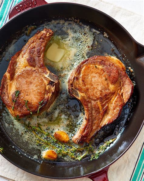 The Secret to Perfect Pan-Fried Pork Chops Is to Cook Them Like Steak ...