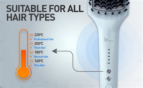 Syska HBS300 Salon Finish Hair Straightening Brush for Women with ...
