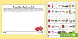Prepositions Worksheets - Preposition Drawing Activity