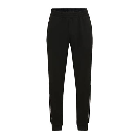 Buy Men Black Solid Logo Joggers Online at The Collective - 861140