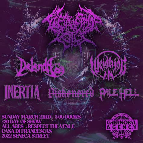 Flesh of the Lotus, Inertia, Delenda & more @ Casa, Casa Di Francesca's ...