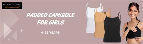 Buy MAGICMOON Padded Camisole for Girls | Flat Padding | Beginners ...