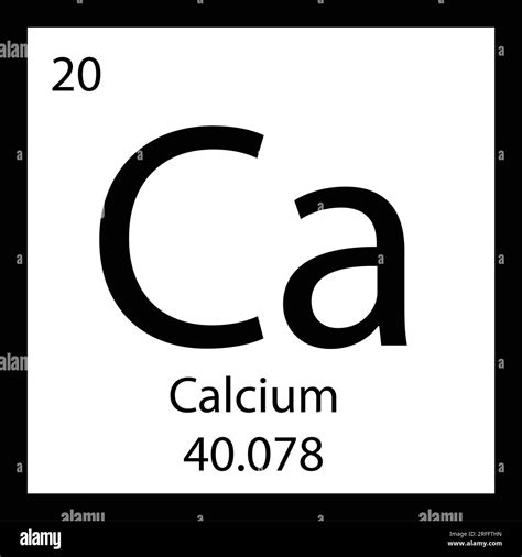 calcium symbol icon vector illustration design Stock Vector Image & Art - Alamy