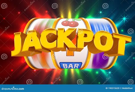 Slot Machine Wins the Jackpot. Online Casino Banner Stock Vector ...