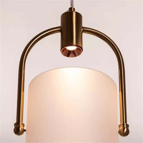 HDC Led Frosted Smokey Glass Pendant Lamp Ceiling Light