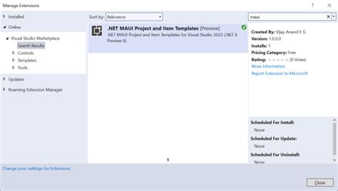 .NET MAUI – Templates for Visual Studio 2022 – Developer Thoughts