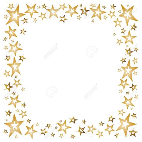Golden Border Cliparts for Elegant Designs