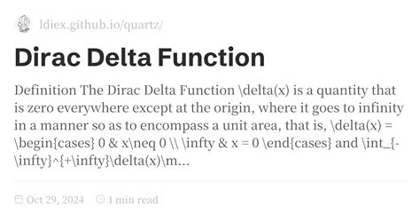 Image result for Dirac Delta Function