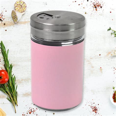 Glass Salt Bottle, Salt Dispenser (Pack of 1 / With Steel Lid ...