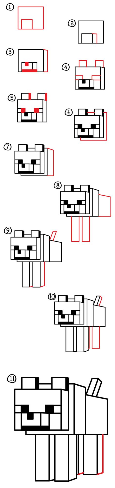 Image result for How to Draw Bionic Minecraft
