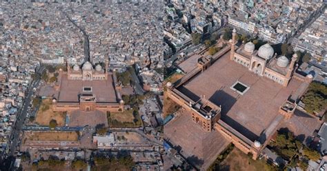 Aerial Pictures Of An Empty Jama Masjid During Eid 2020