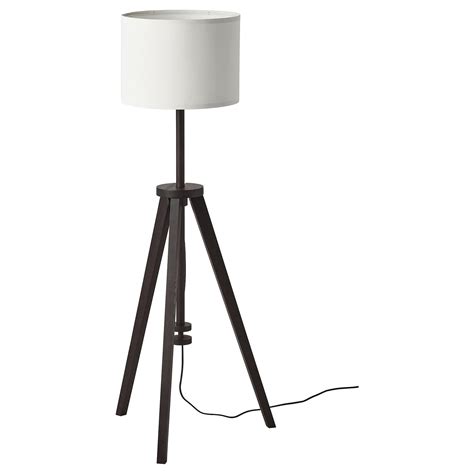 LAUTERS Floor lamp, brown ash, white - IKEA