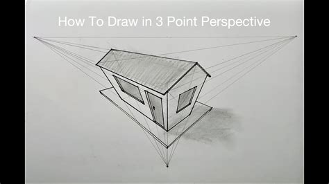 How To 3 Point Perspective Drawing at April Langdon blog