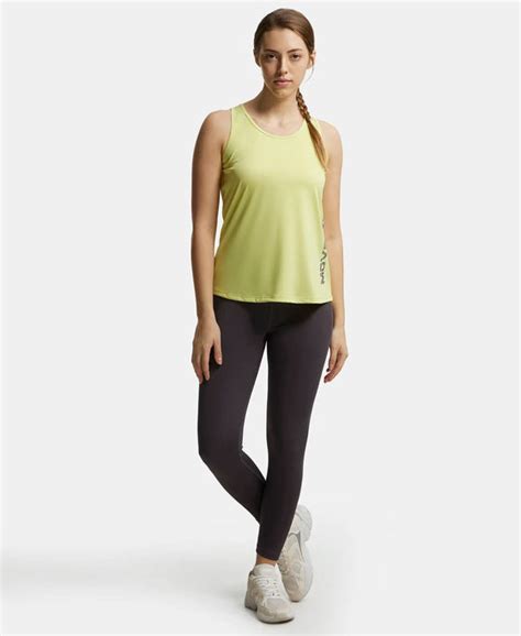Buy Microfiber Fabric Graphic Printed Tank Top With Breathable Mesh ...