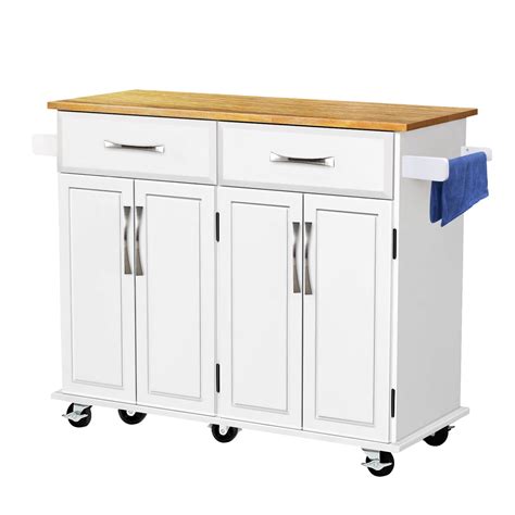 Buy Codesfir Kitchen Island with Drawers and Large Storage Cabinet ...