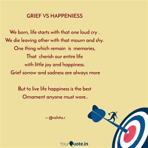 GRIEF VS HAPPENIESS We ... | Quotes & Writings by Rishita Riya Mitra ...