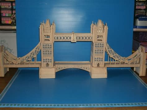 Tower bridge kit handmade by Joan Croll | Tower bridge model, Tower bridge, Cardboard model