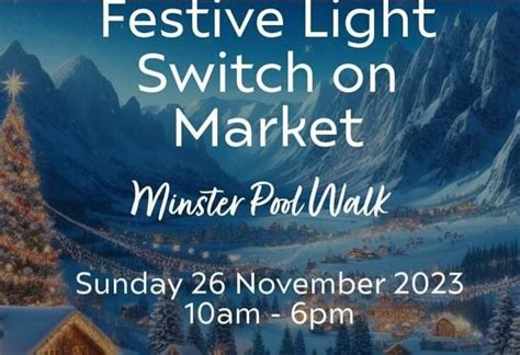 Lichfield Festive Lights Switch On Market, Minster Pool, Lichfield, 26 ...