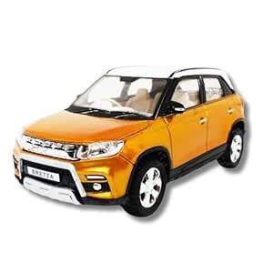 WooZee.. Bretza Yellow CAR Kids Toy with Pull-Back Action and Realistic ...