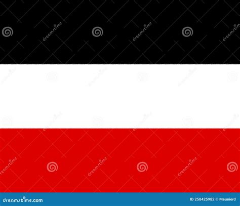 Glossy Glass Flag of the Flag of the German Reich from 1933 1935 Stock ...