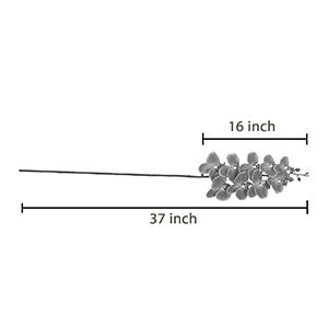 Buy TIED RIBBONS Pack of 3 Artificial Orchid Flowers Sticks for Vase ...