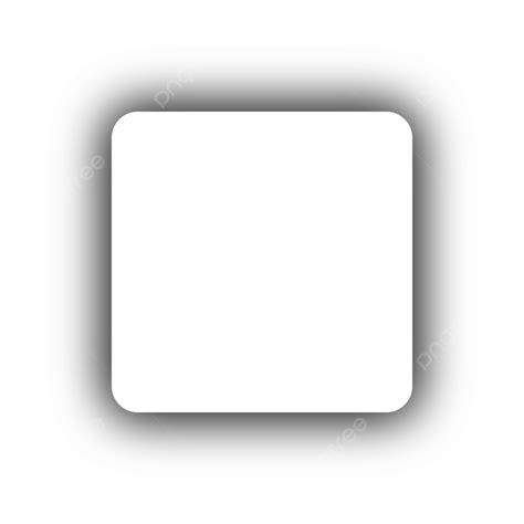 White Rounded Square Png