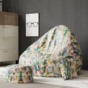 Biggie Bean Oreka Home XXXXXL Bean Bag - Full Printed Bean Bag Sofa ...