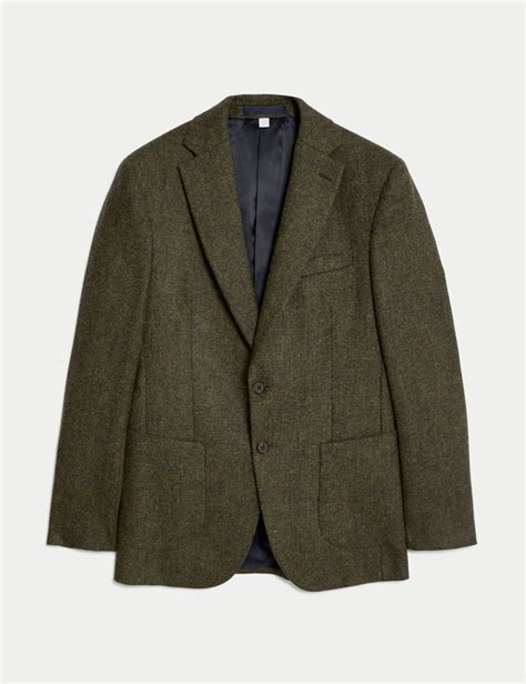 Men's Wool Blazers at M&S