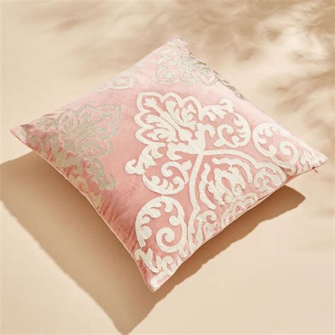 Buy Endura Embroidered Cushion Cover - 40x40cm from Home Centre at just ...