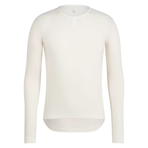 RAPHA MEN'S MERINO BASE LAYER - LONG SLEEVE CREAM/WHITE | SILBEST Cycle ...
