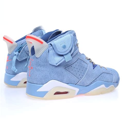 Air Jordan 6 Retro Sp Light Blue Basketball Shoes Ts Joint Sky Blue ...