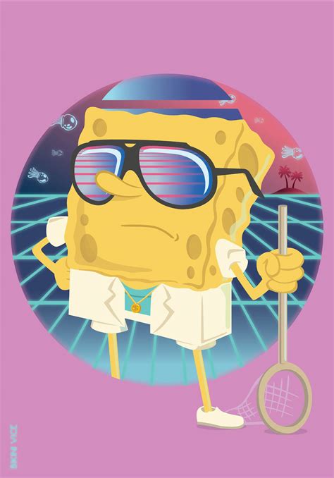 Spongebob Wearing Sunglasses