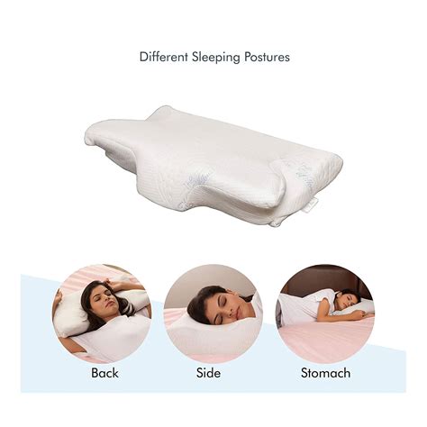 Specially Contoured Memory Foam Orthopedic Pillow for Neck Pain- The ...