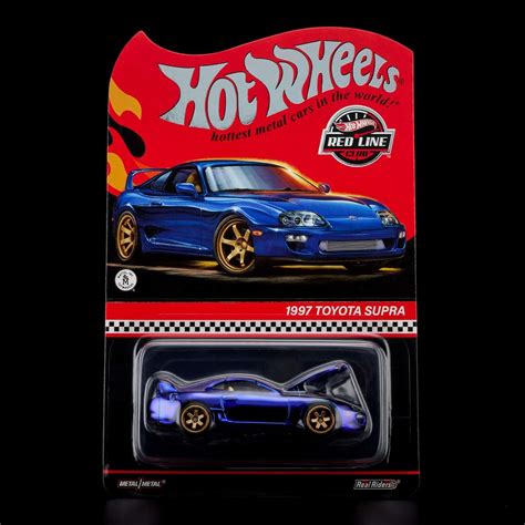 Hot Wheels 1997 Toyota Supra Blue RLC Red Line Club India | Ubuy