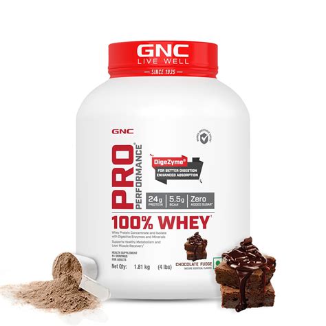 GNC Pro Performance 100% Whey Protein - 4 Lbs (1.81Kg) – Mk Protein Star