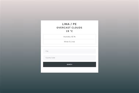 JavaScript Weather App Project 的图像结果