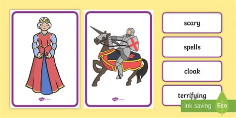 Fairytale Match The Character to the Descriptive Words