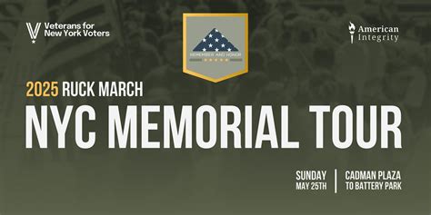 NYC Memorial Tour, Cadman Plaza Park, Brooklyn, 25 May 2025 | AllEvents