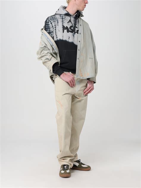 MSGM Outlet: Sweater men - Grey | MSGM sweater 3640MM111247084 online ...