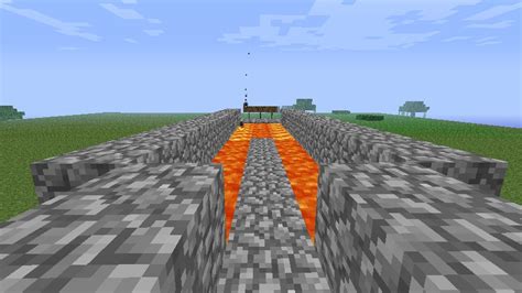 Image result for Minecraft Piston Bridge Tutorial