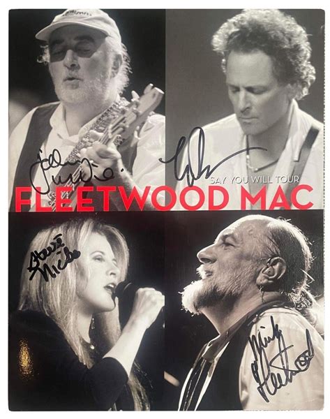 Lot Detail - Fleetwood Mac Band Signed “Say You Will” Tour Program