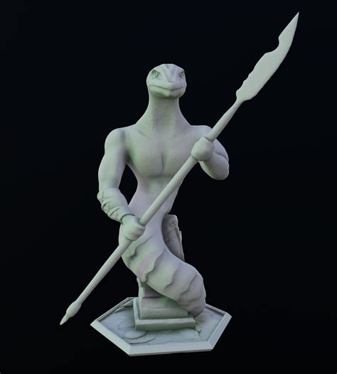 Dungeons and Dragons Yuan-ti Abomination 3D print model 3D model 3D ...