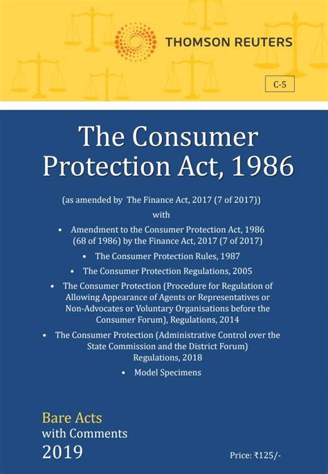 Amazon.in: Buy The Consumer Protection Act, 1986 Book Online at Low ...