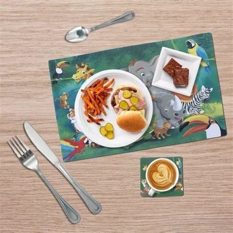 Table Mats - Printed Table Placemats With Coaster Set Manufacturer from ...