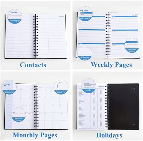 2023 Planner Daily Weekly Monthly Planner 2023-2024 | Ubuy India