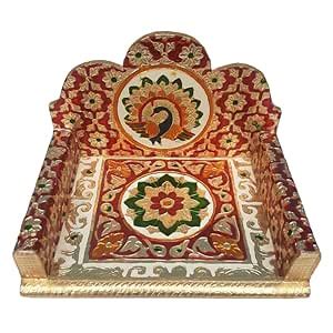 Buy Shy Shy Wooden God Bed Choki Singhasan for Laddu Gopal Ganesha ...