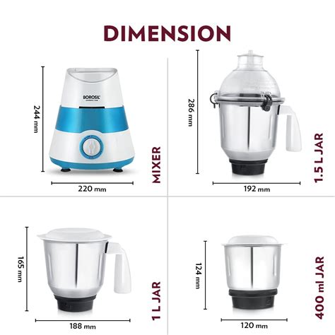 Buy Supermax Mixer Grinder - Blue 750W at Best Price Online in India ...