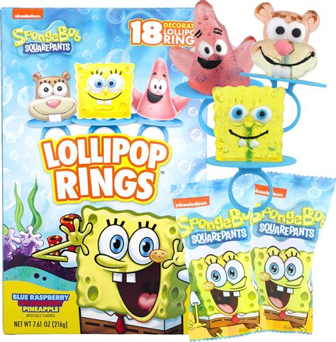 Amazon.com : Nickelodeon SpongeBob Squarepants Krabby Patty Gummy Candy ...