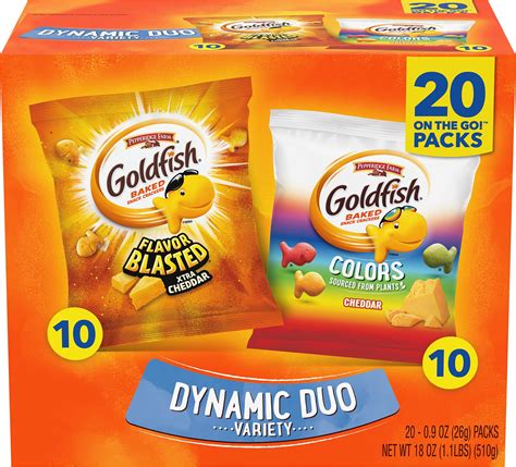 Amazon.com: Pepperidge Farm Cheddar Goldfish Crackers, 1 Ounce, Pack of 45
